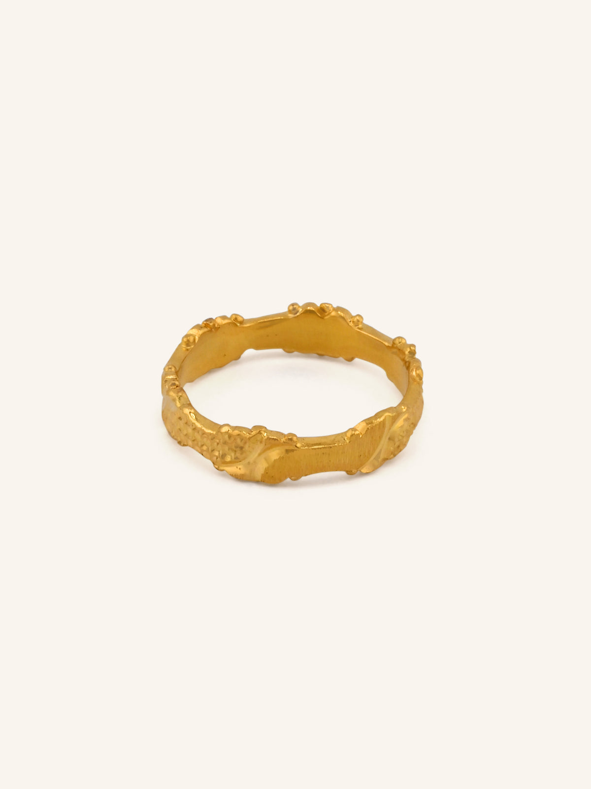 22ct Gold Cutwork Ring