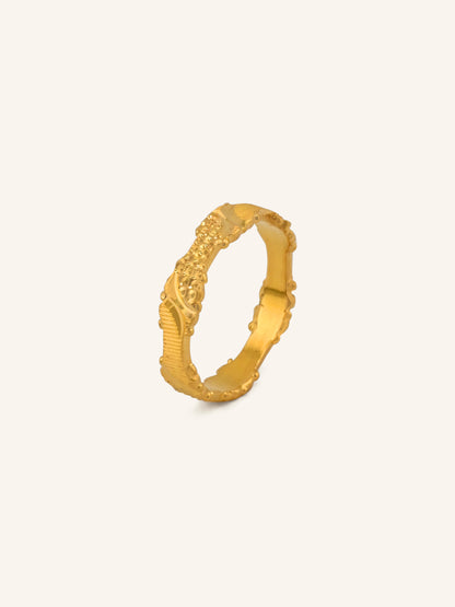 22ct Gold Cutwork Ring