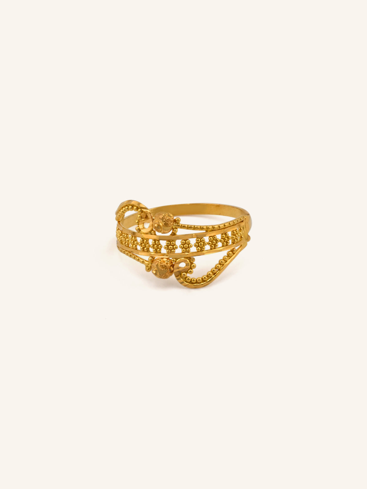 22ct Gold Filigree Ladies Ring