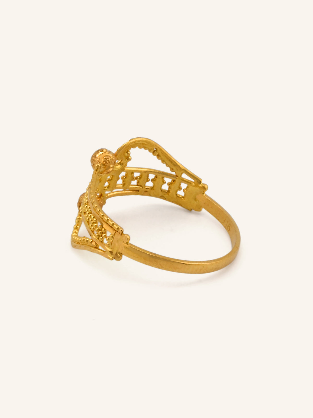 22ct Gold Filigree Ladies Ring