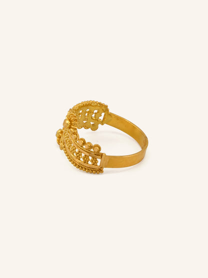 22ct Gold Filigree Ladies Ring