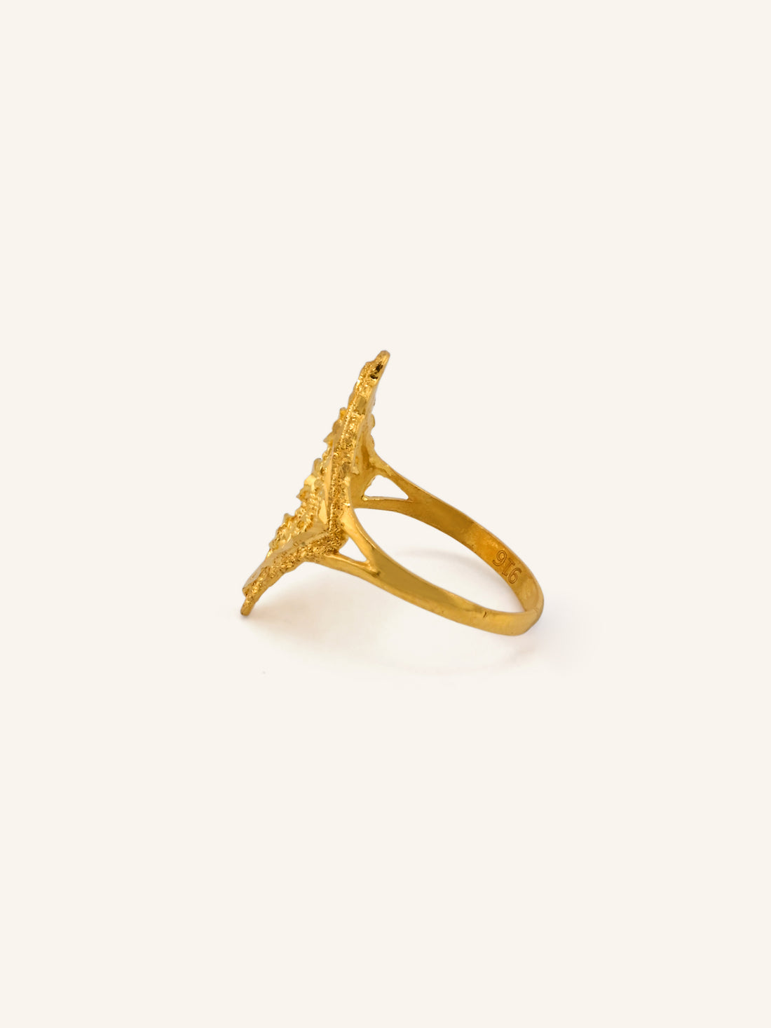 22ct Gold Filigree Ladies Ring