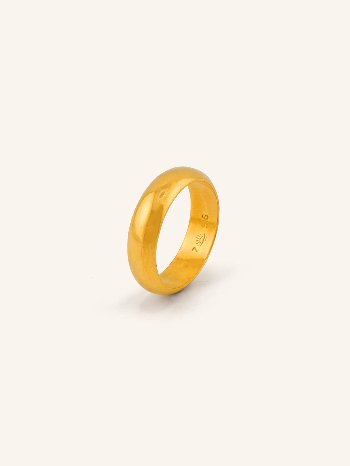 22ct Gold Plain Band Ring