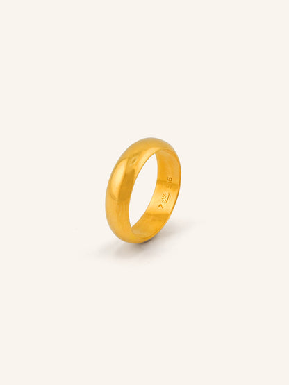 22ct Gold Plain Band Ring