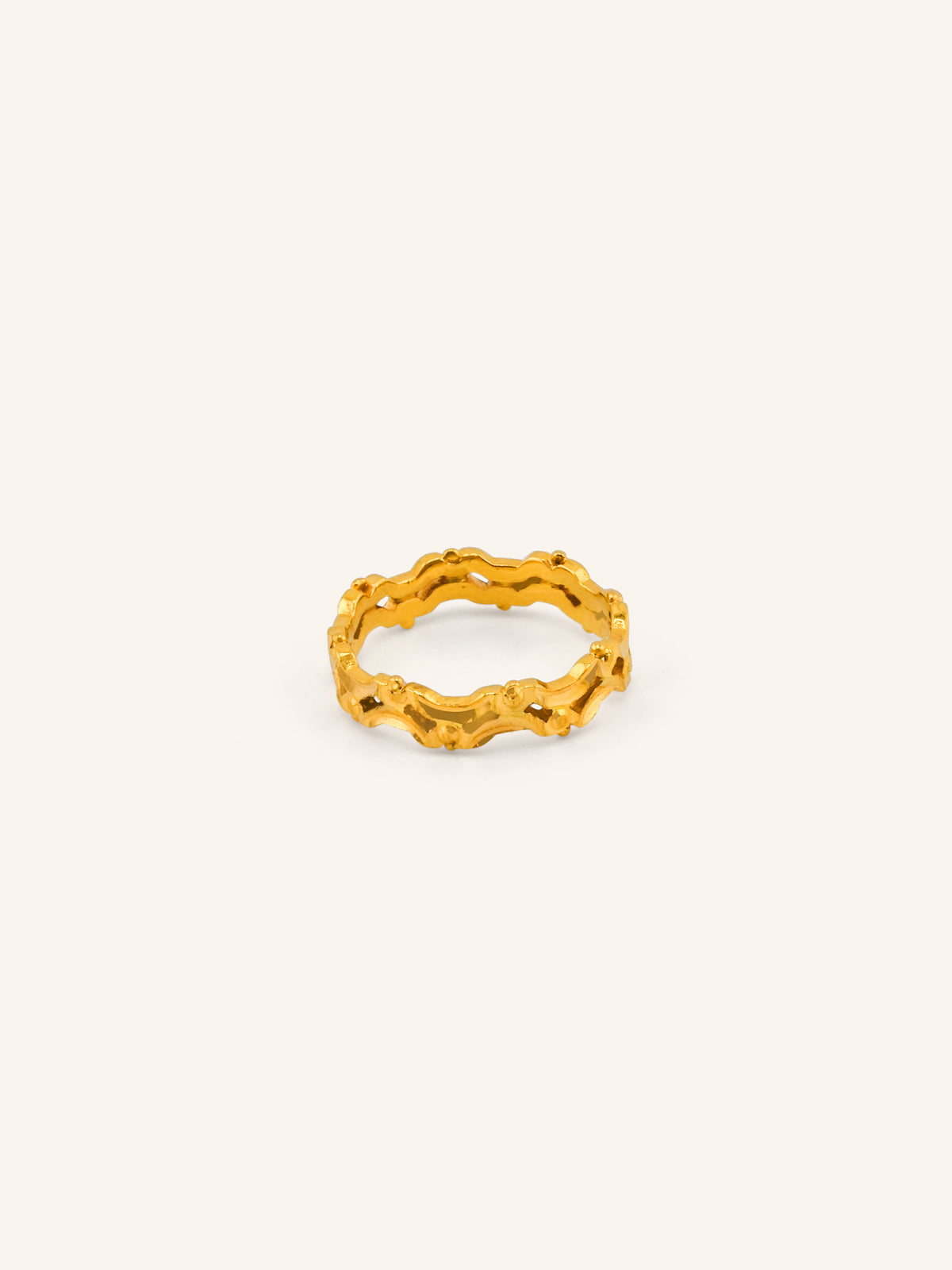 22ct Gold Cutwork Ring