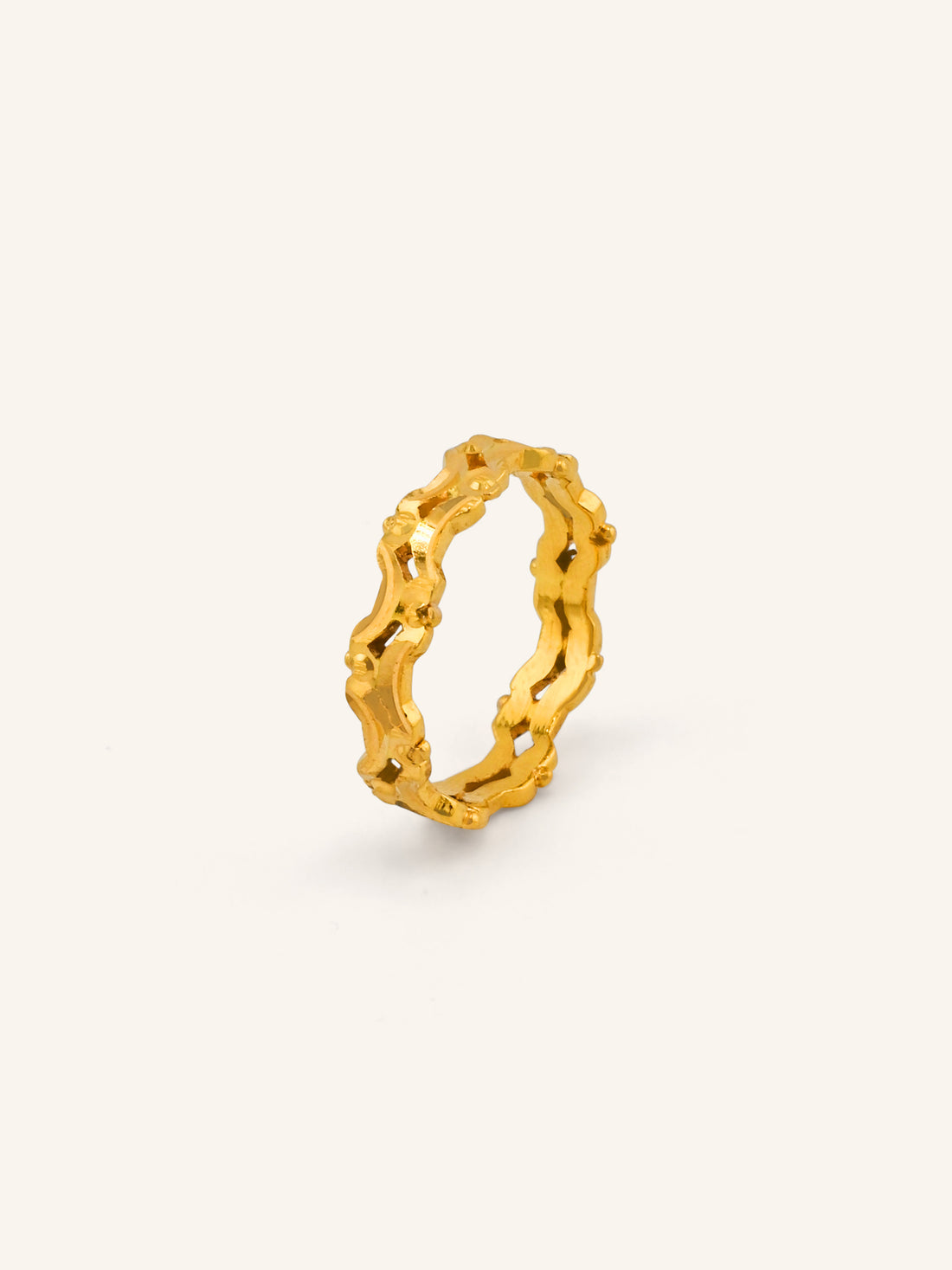 22ct Gold Cutwork Ring