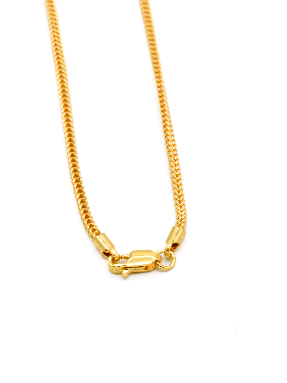 22ct Gold Fox Tail Chain - 50 cm