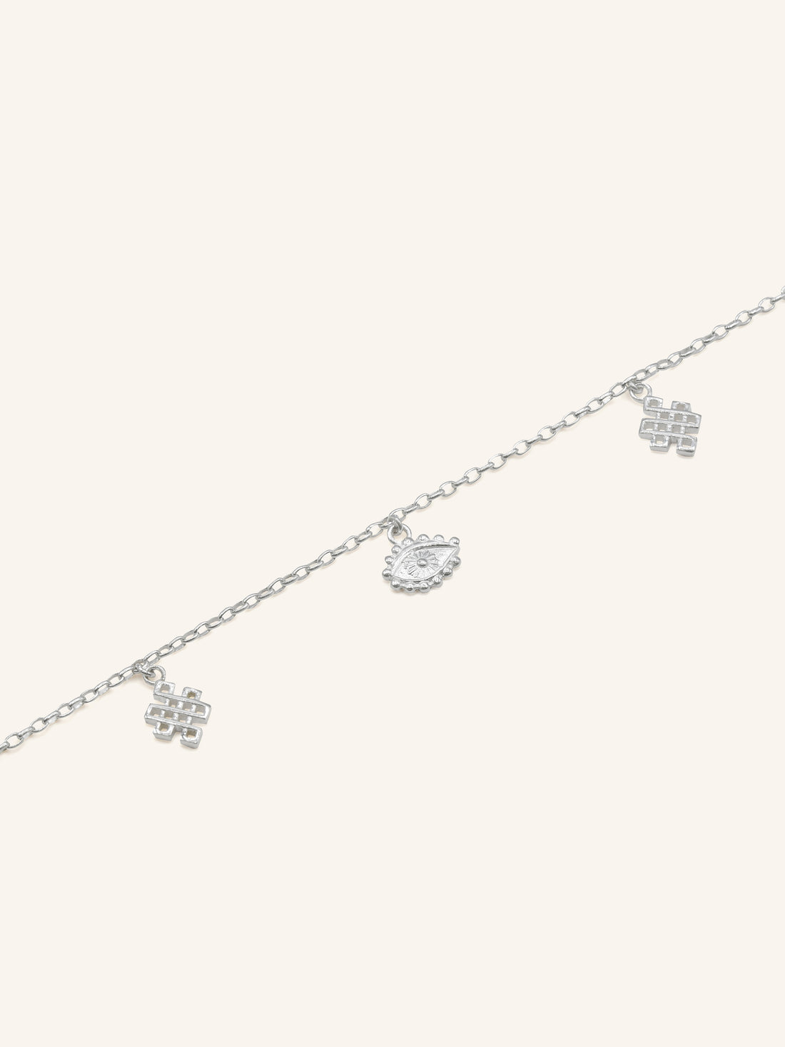 925 Sterling Silver Charms 1 Piece Bracelet