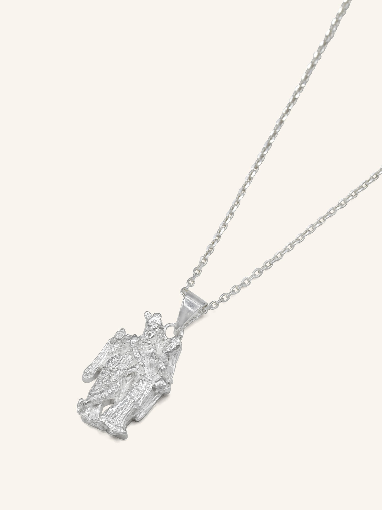925 Sterling Silver Radha Krishna Pendant
