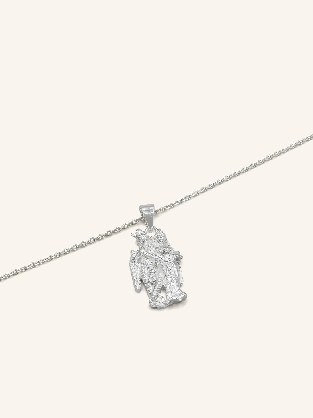 925 Sterling Silver Radha Krishna Pendant