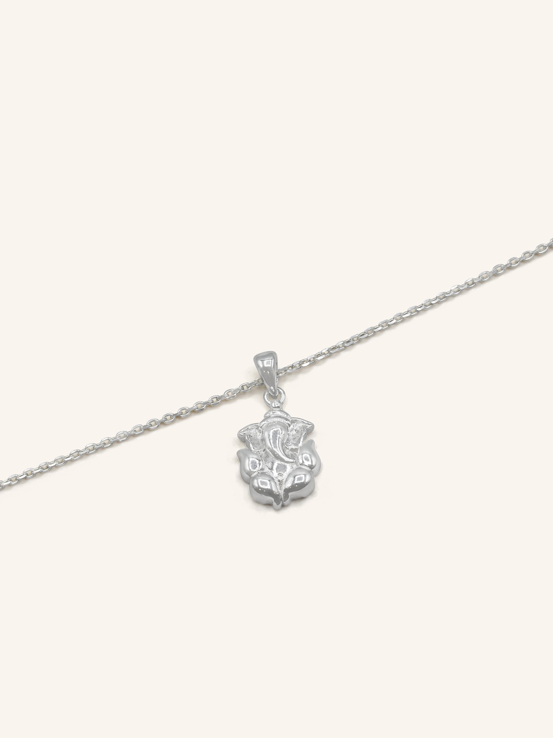 925 Sterling Silver Lord Ganesh Pendant