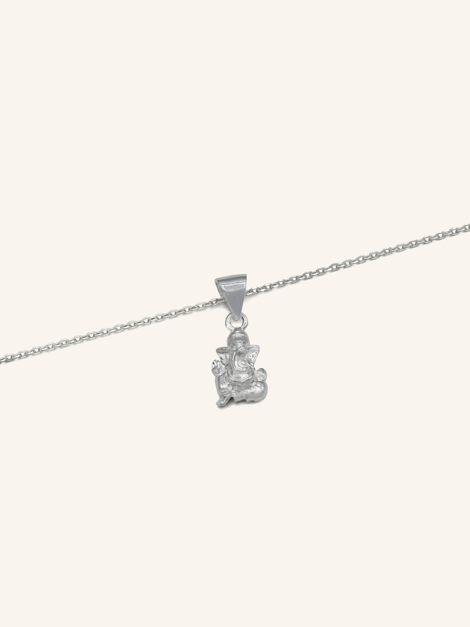 925 Sterling Silver Lord Ganesh Pendant