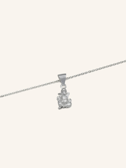 925 Sterling Silver Lord Ganesh Pendant