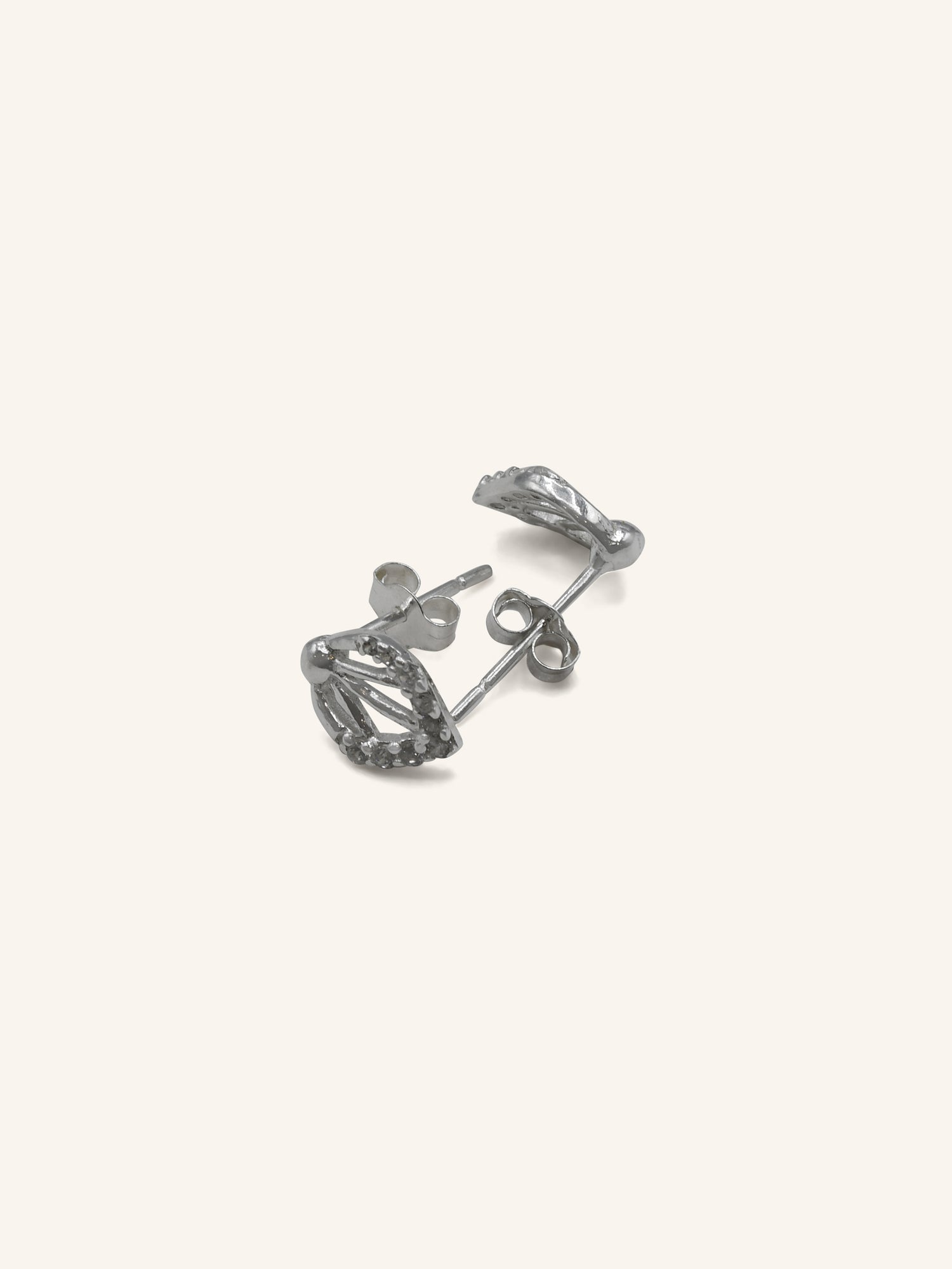 925 Sterling Silver  CZ Stud Earring