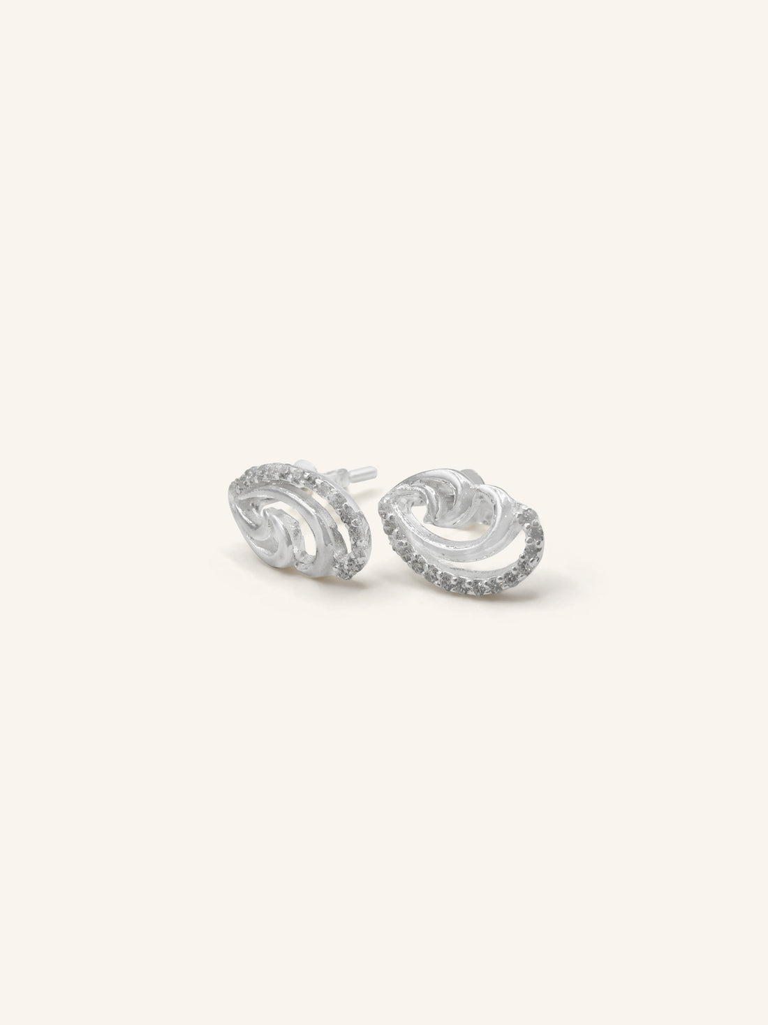 925 Sterling Silver CZ Stud Earring