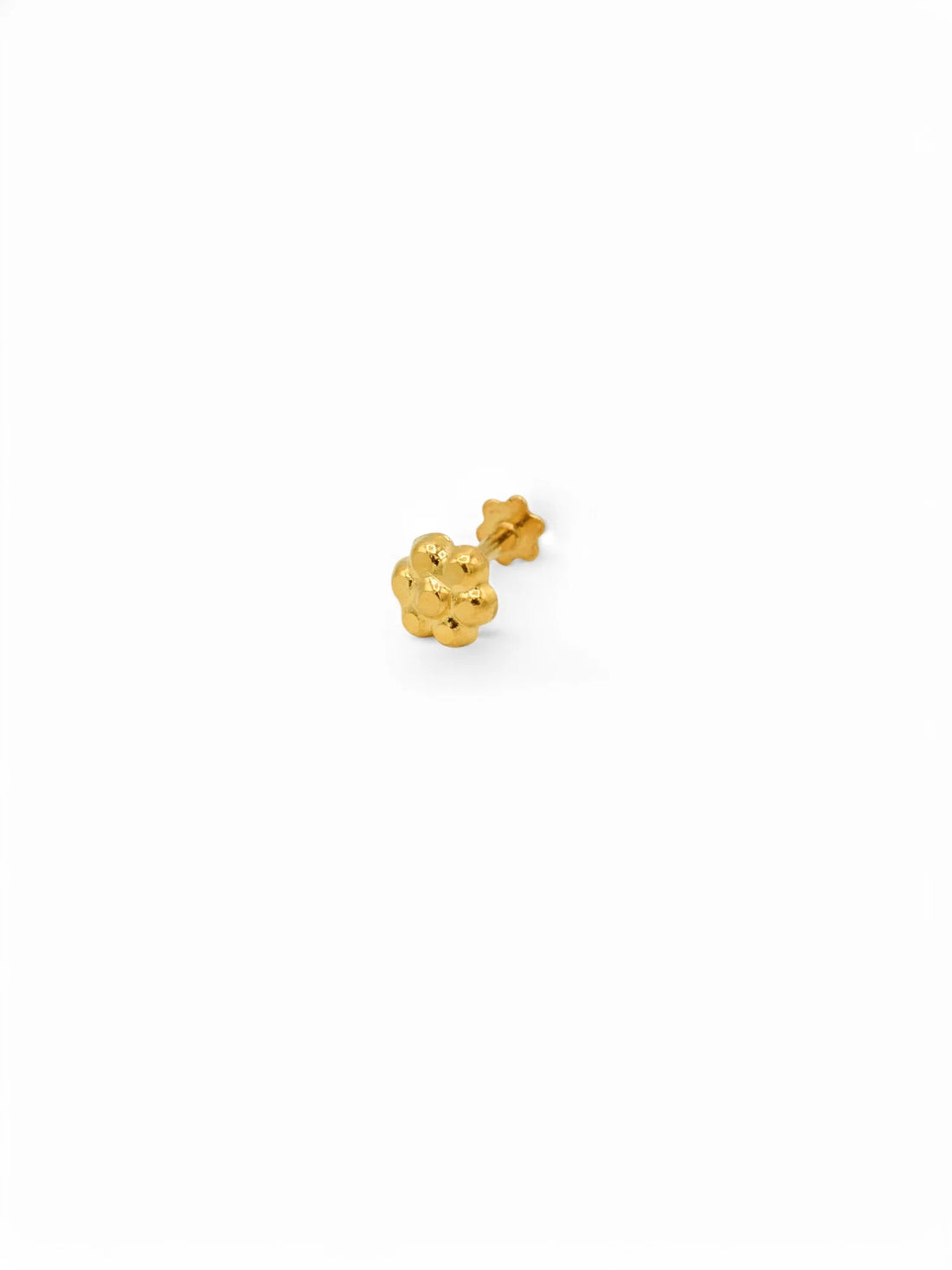 22ct Gold Flower Nose Pin
