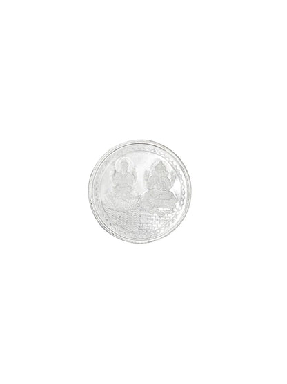 Silver Laxmi Ganesh Coin 10 GMS