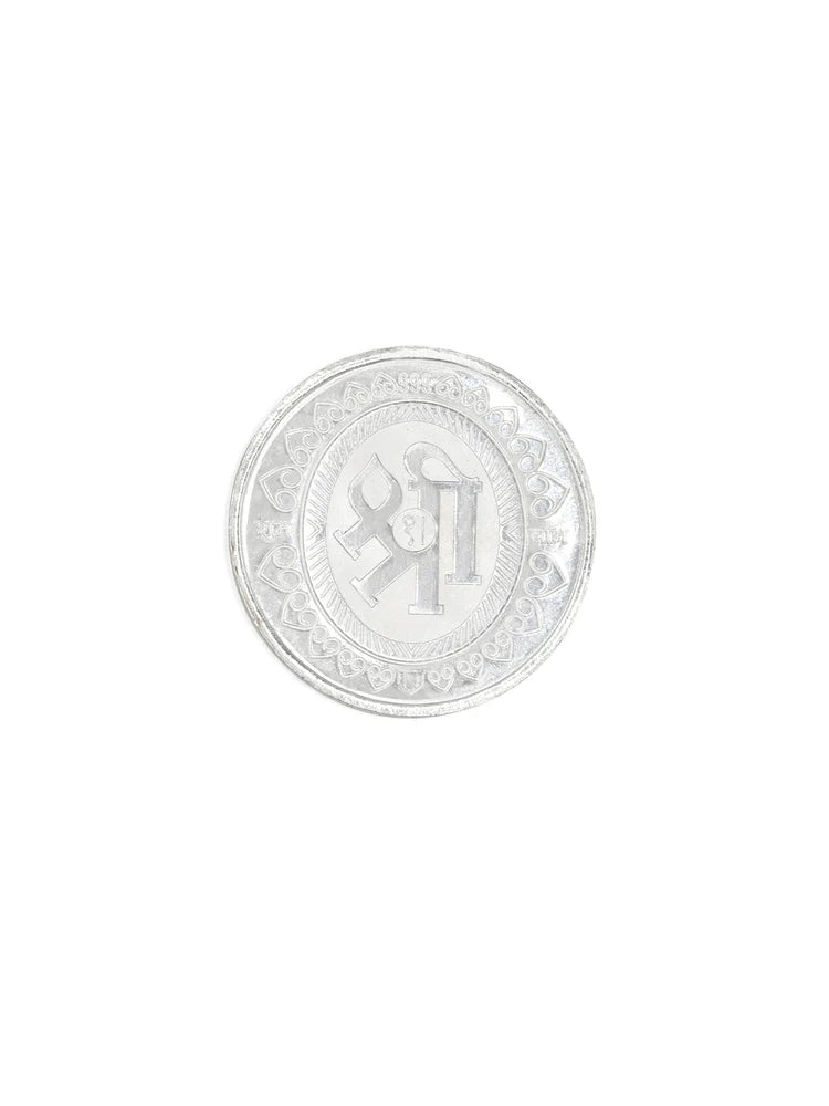 Silver Laxmi Ganesh Coin 10 GMS