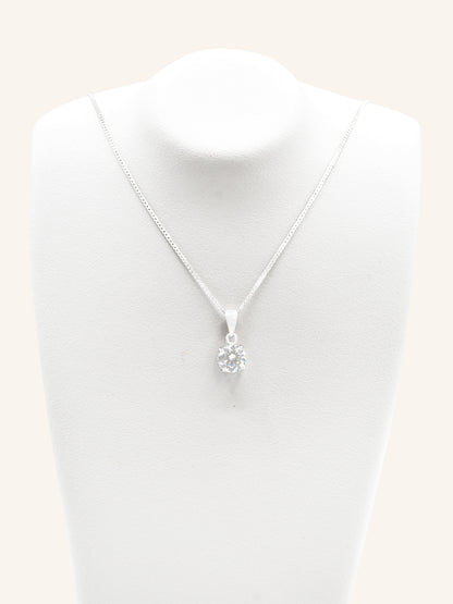 CZ Sterling Silver Necklace
