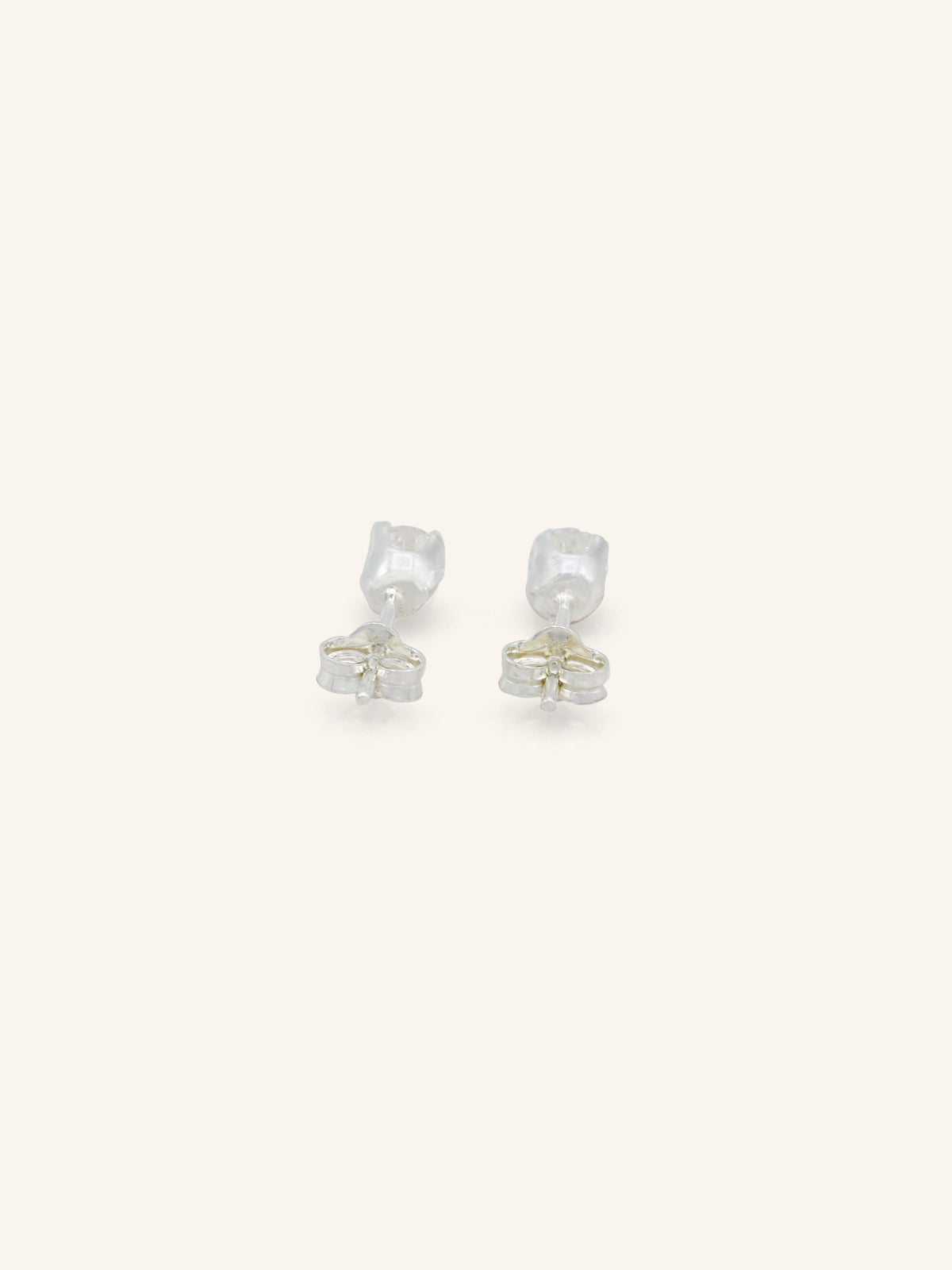 Sterling Silver Silver CZ Studs