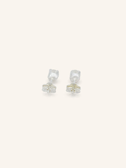 Sterling Silver Silver CZ Studs