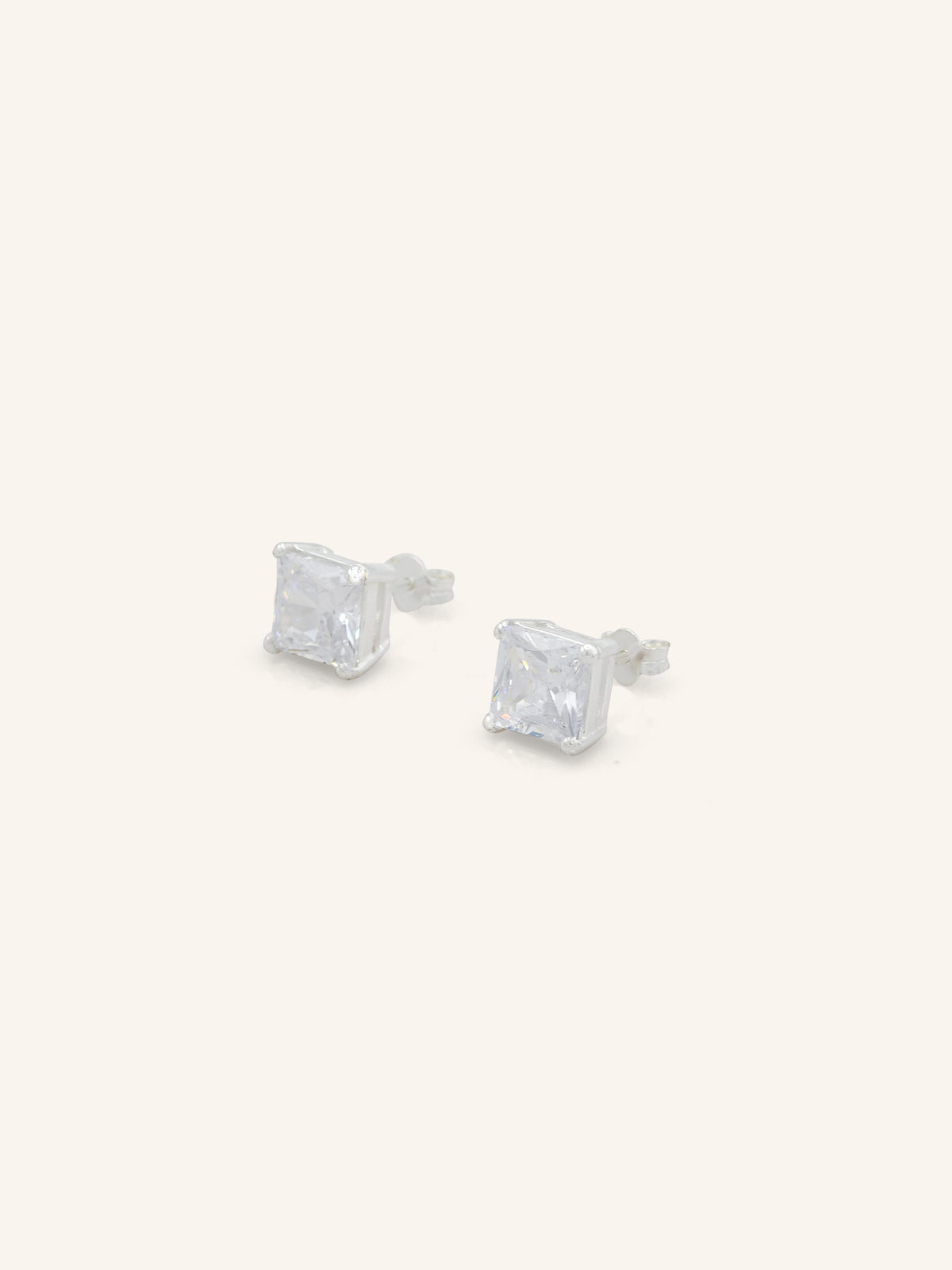 Sterling Silver CZ Studs