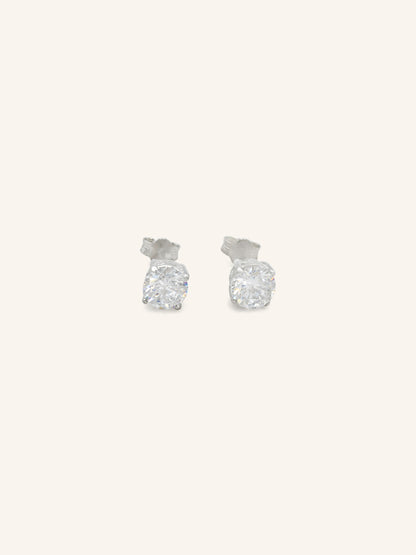 Classic CZ Sterling Silver Studs