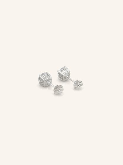 Classic CZ Sterling Silver Studs