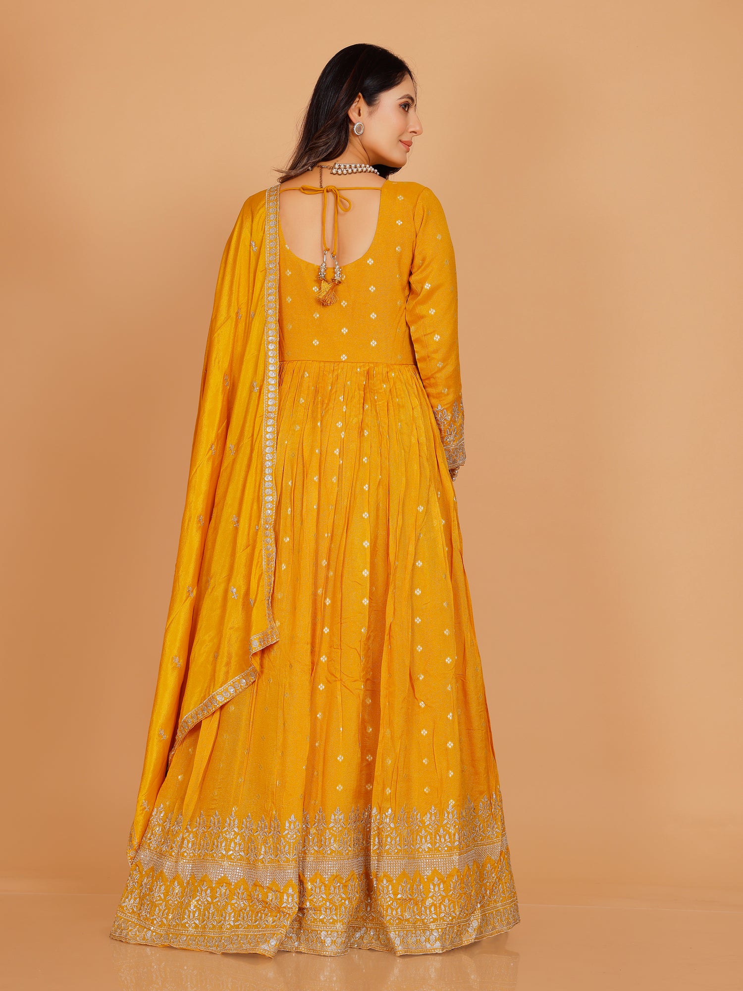 Tanisha Gown With Dupatta