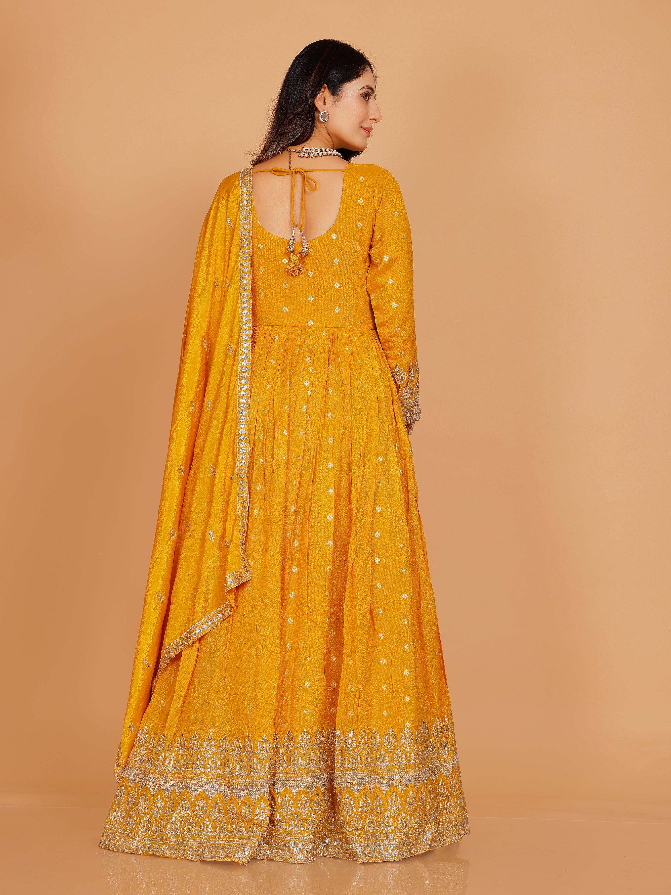 Tanisha Gown With Dupatta