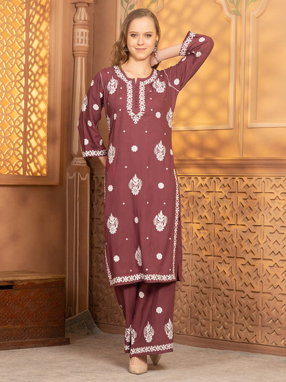 Hasvika Kurti With Palazzo