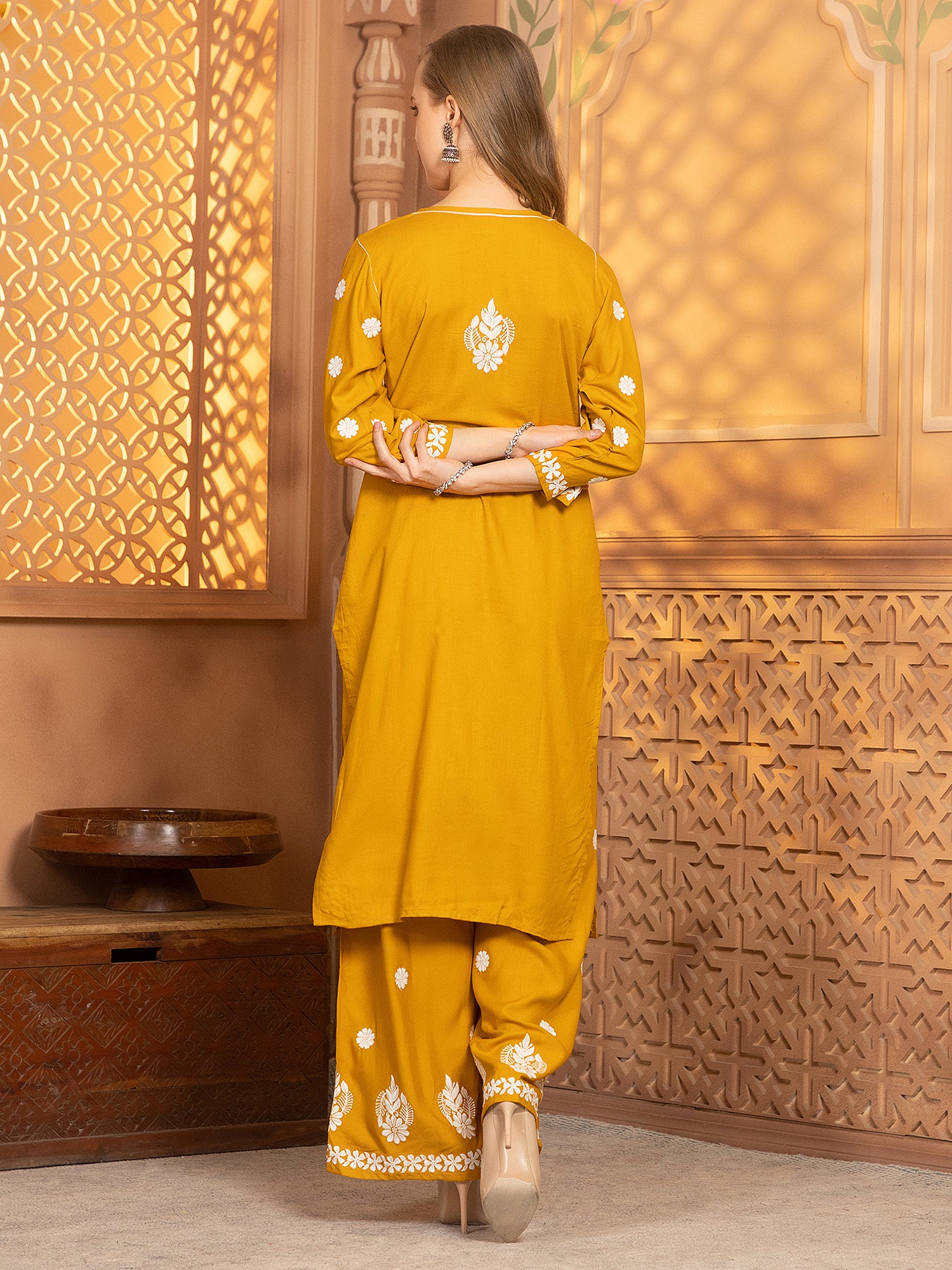 Hasvika Kurti With Palazzo