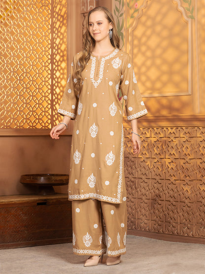 Hasvika Kurti With Palazzo