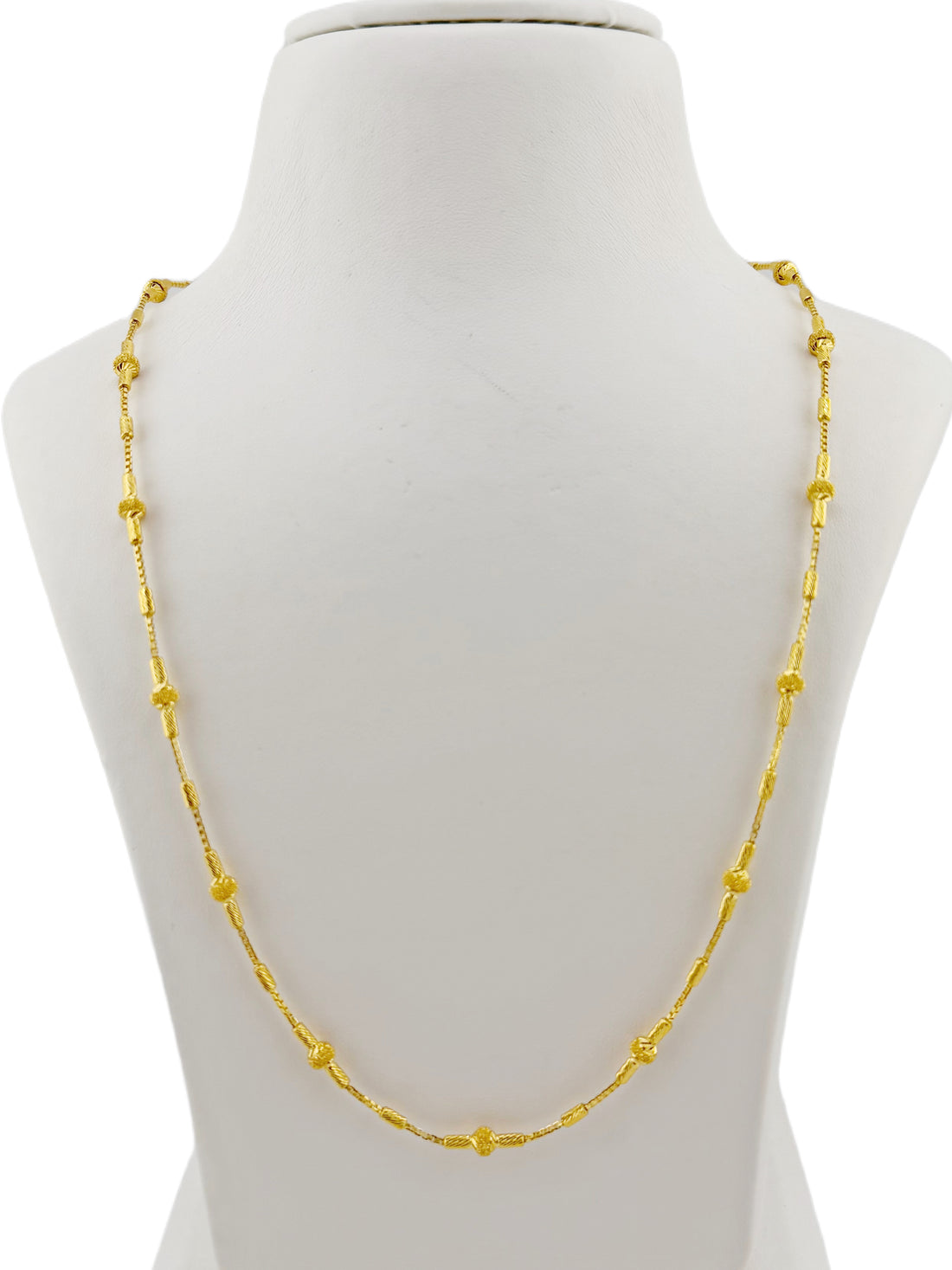 22ct Gold Ball Fancy Chain