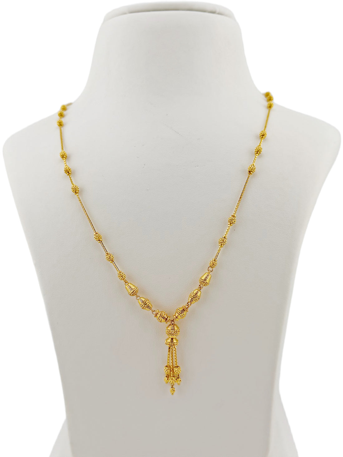 22ct Gold Ball Fancy Chain