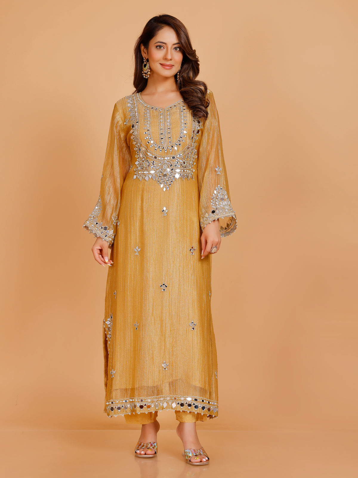 Tanisha Silk Mirror Suit