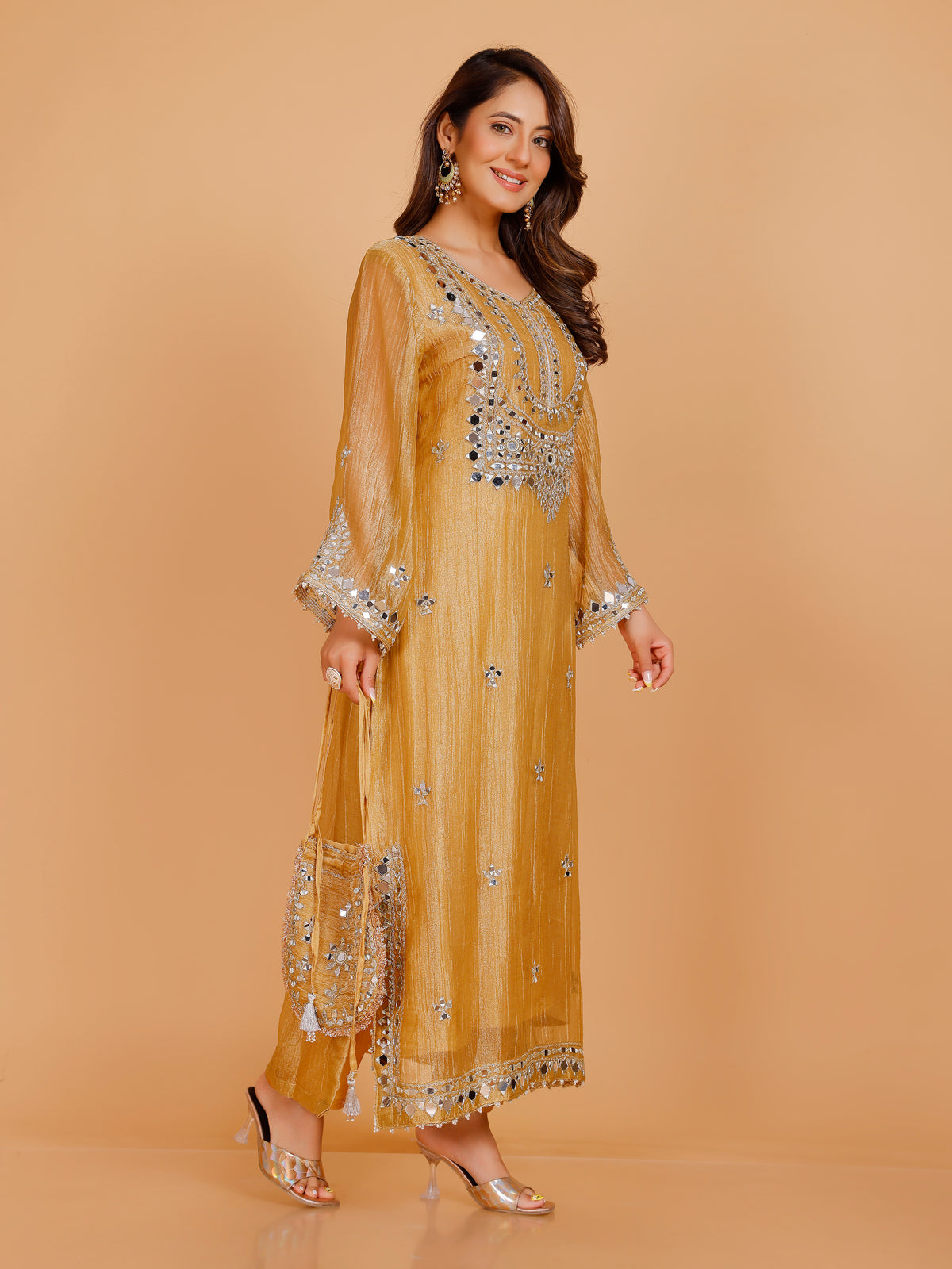 Tanisha Silk Mirror Suit