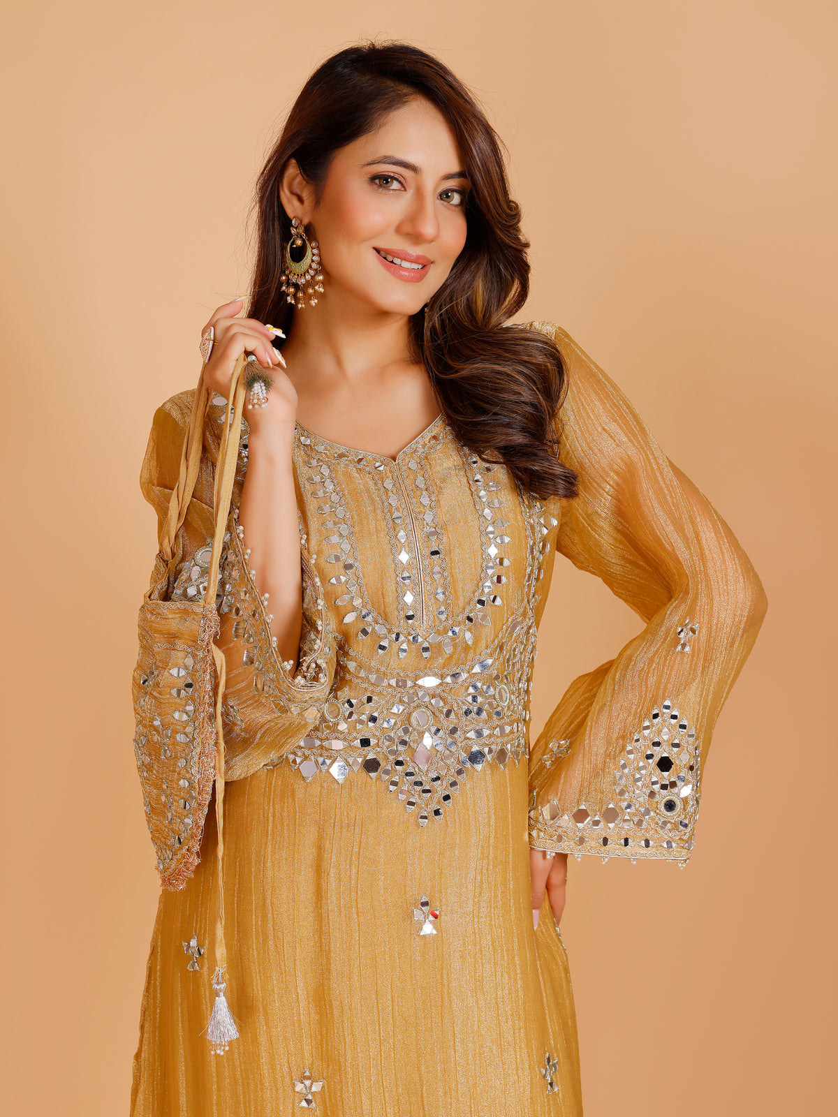 Tanisha Silk Mirror Suit