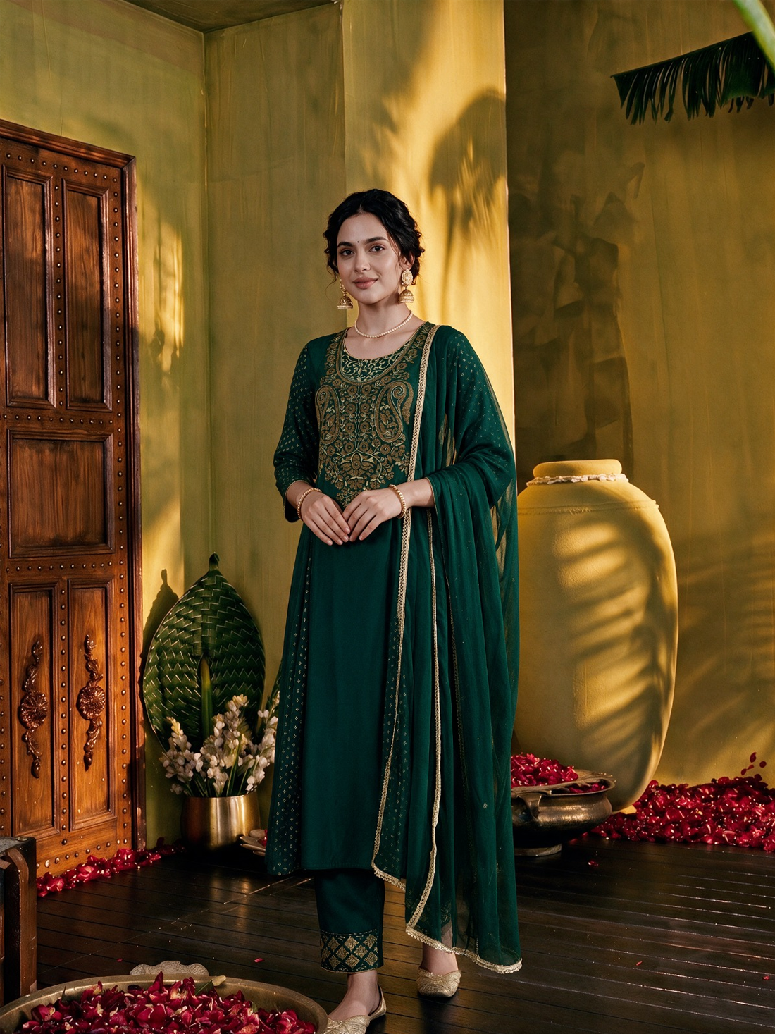 Hemani Rayon Flair Suit