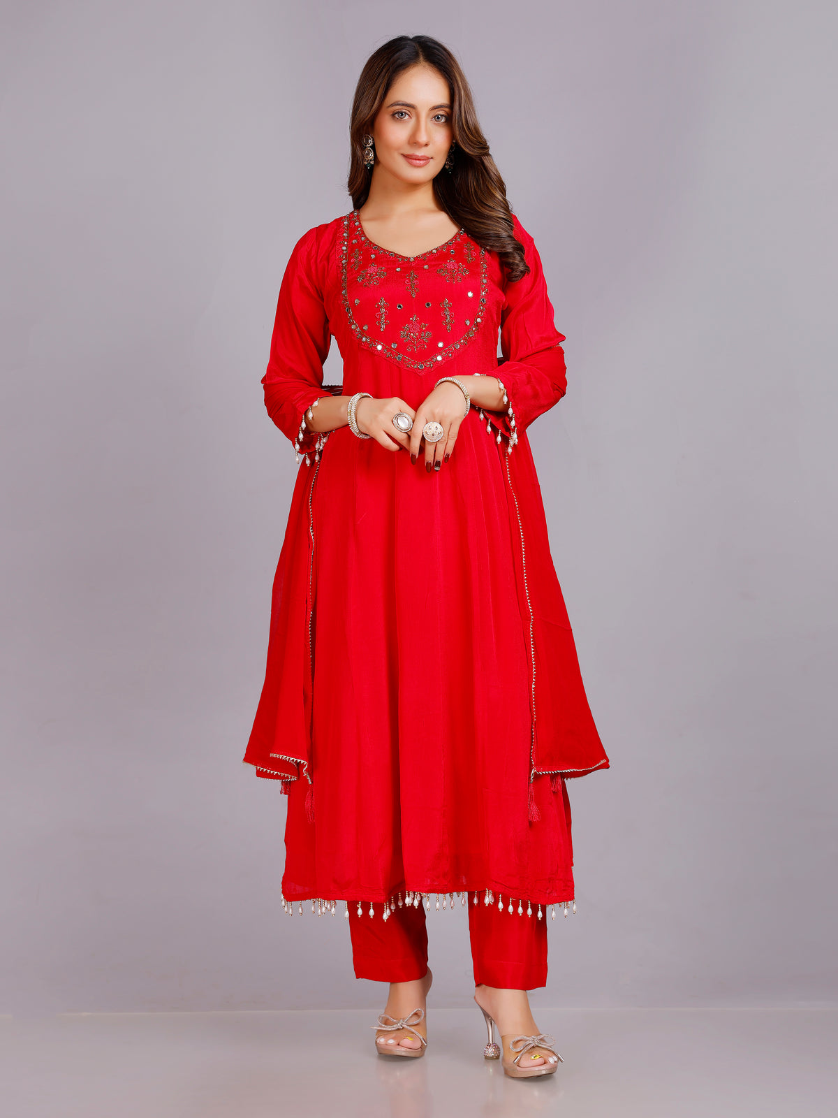 Abhira Silk Flair Suit