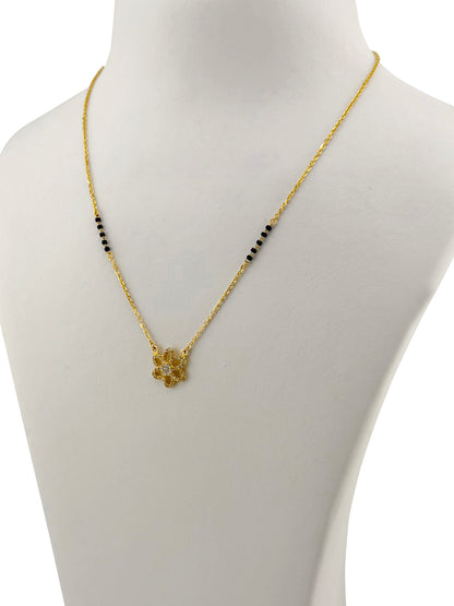 22ct Gold CZ Modern Mangal Sutra