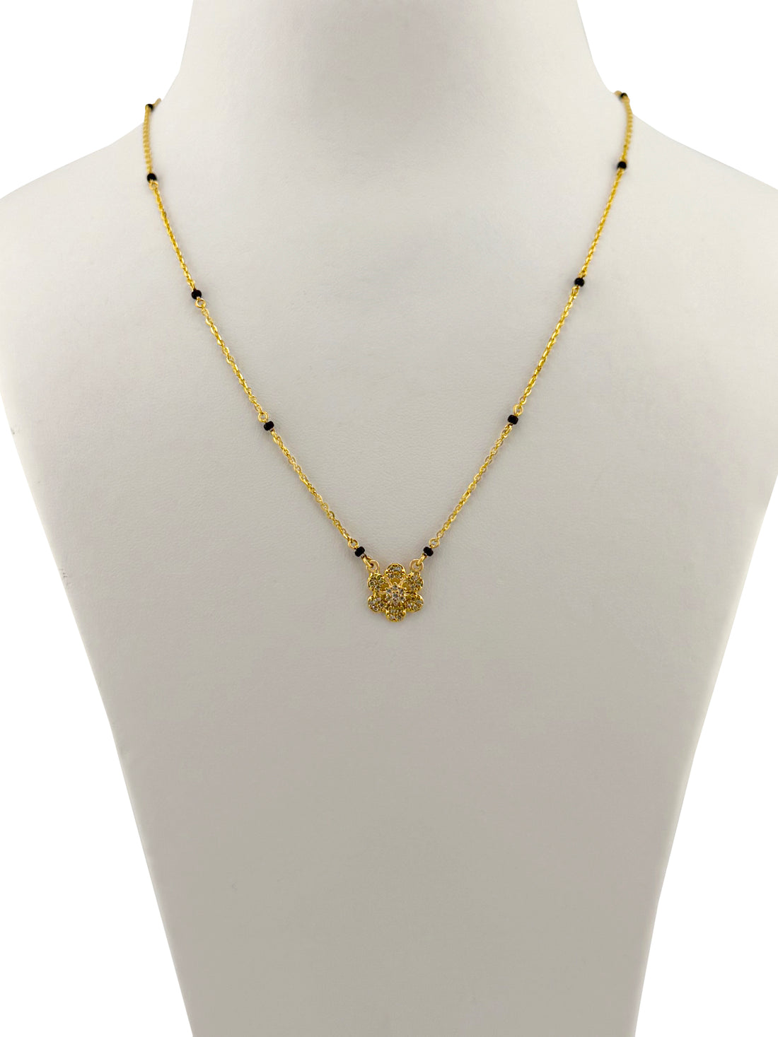 22ct Gold CZ Modern Mangal Sutra