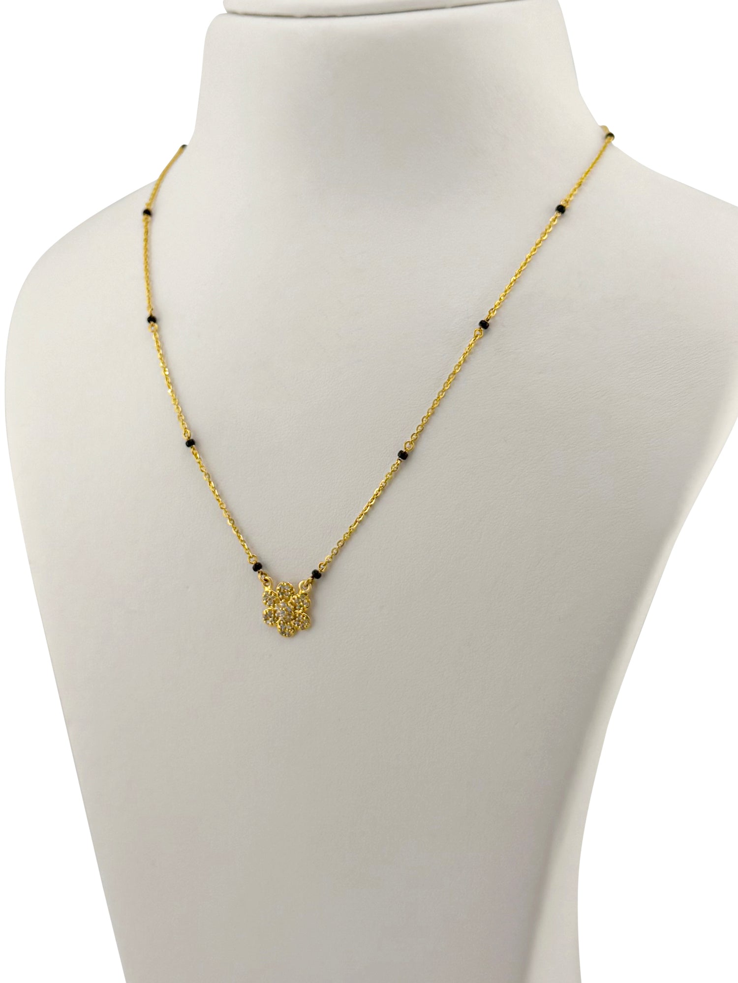 22ct Gold CZ Modern Mangal Sutra