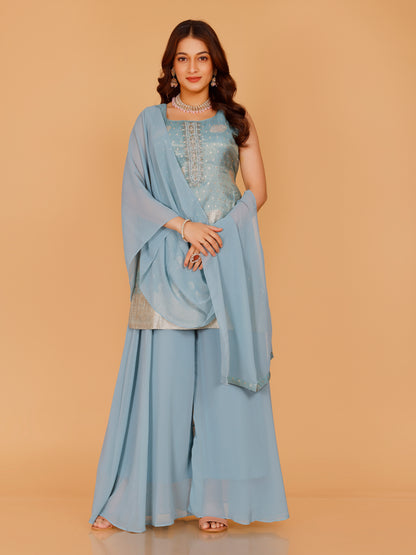 Aarya Silk Palazzo Suit
