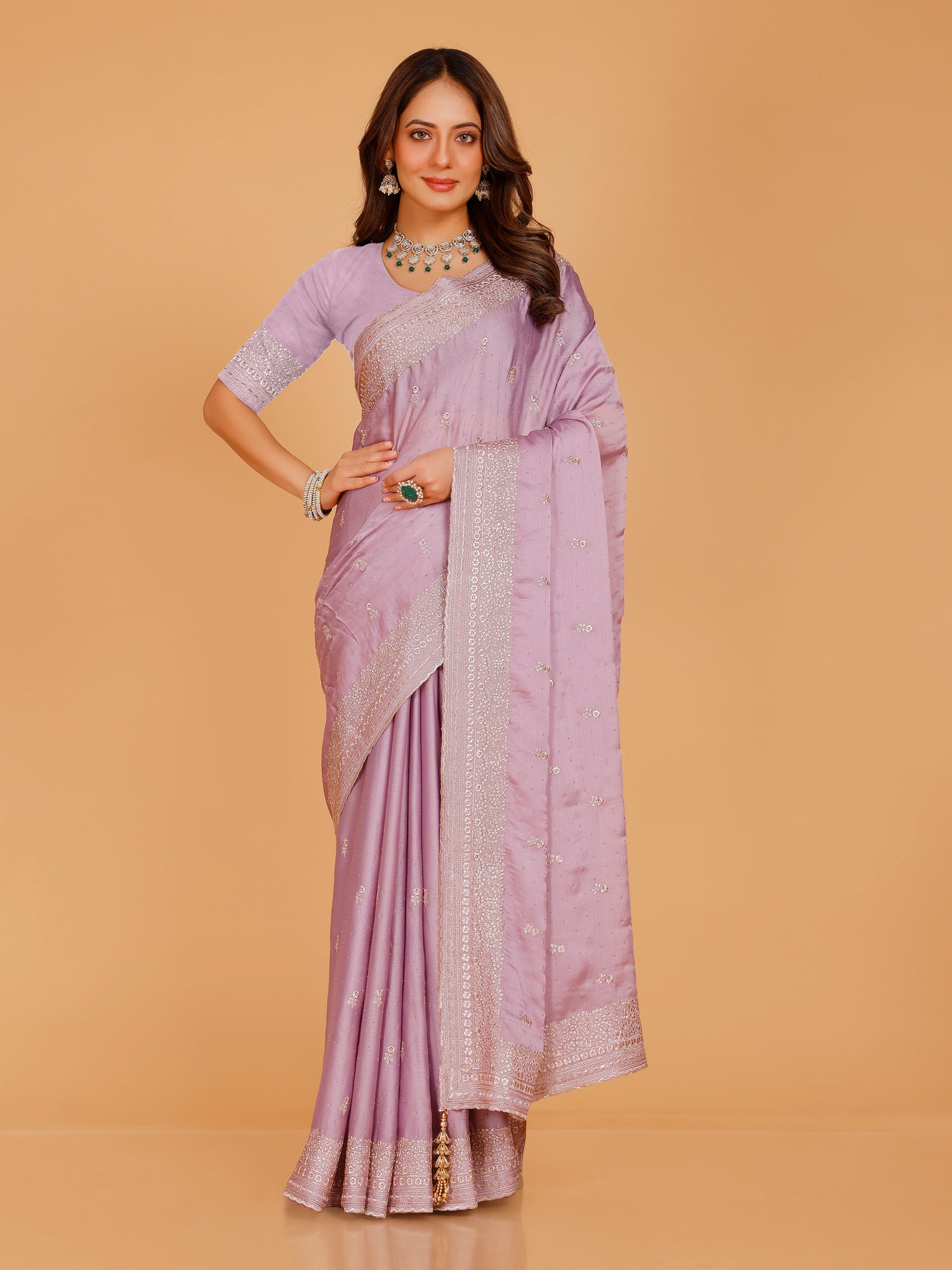 Aadhya Silk Embroidered Saree
