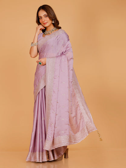 Aadhya Silk Embroidered Saree