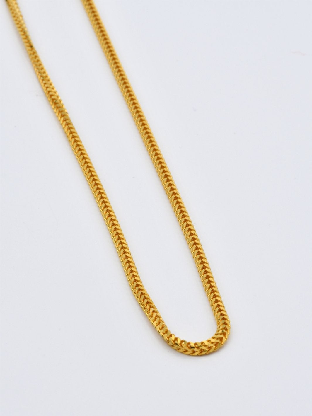 22ct Gold Fox Tail Chain - 55 cm