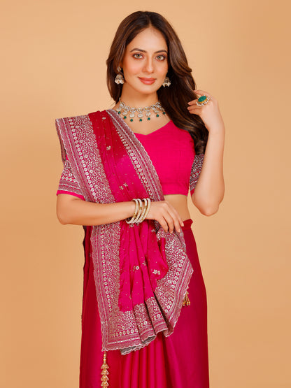 Aadhya Silk Embroidered Saree