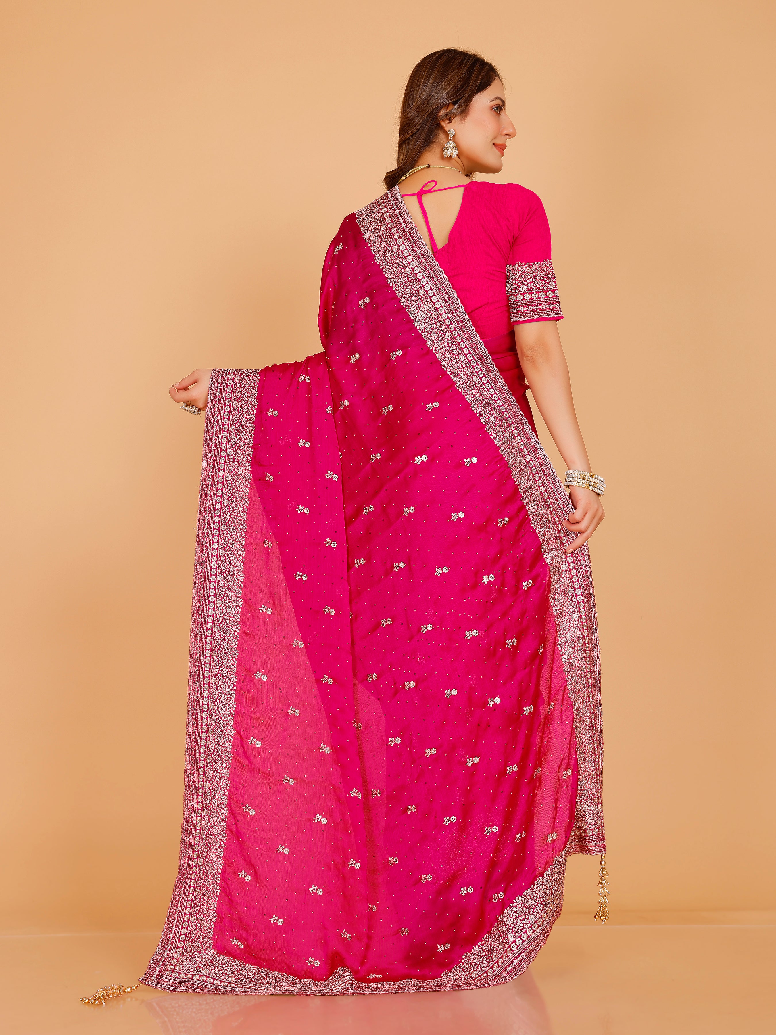 Aadhya Silk Embroidered Saree