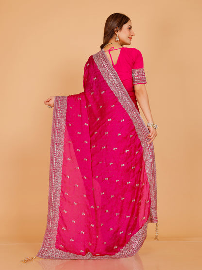 Aadhya Silk Embroidered Saree